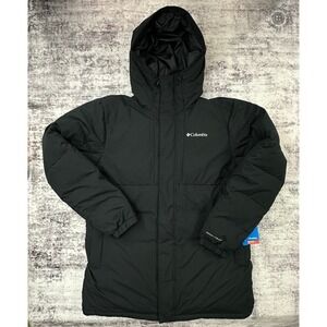 NWT Columbia Aldercrest II Down Parka Men's Large Black Omni-Heat MSRP $220